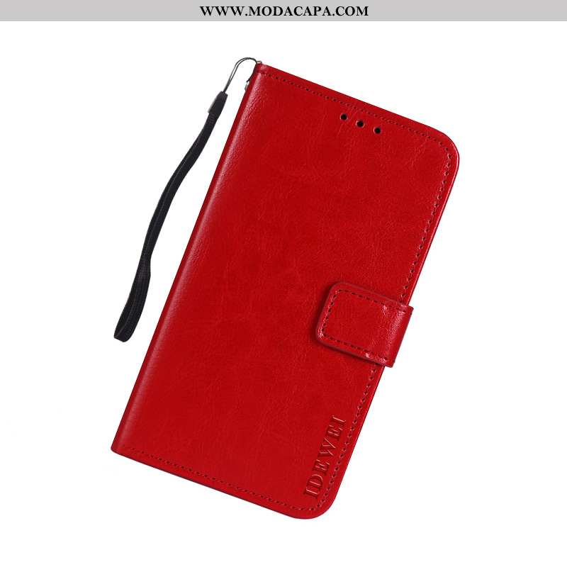 Capa Xiaomi Mi Mix 2 Silicone Vermelho Couro Capas Carteira Cover Telemóvel Promoção