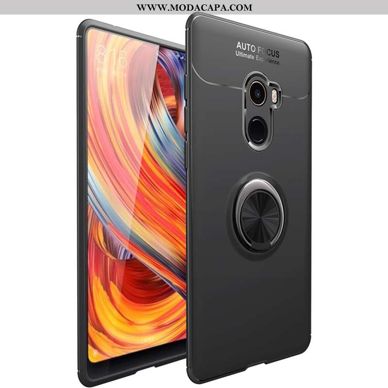 Capas Xiaomi Mi Mix 2 Silicone Suporte Soft Preto Completa Telemóvel Online