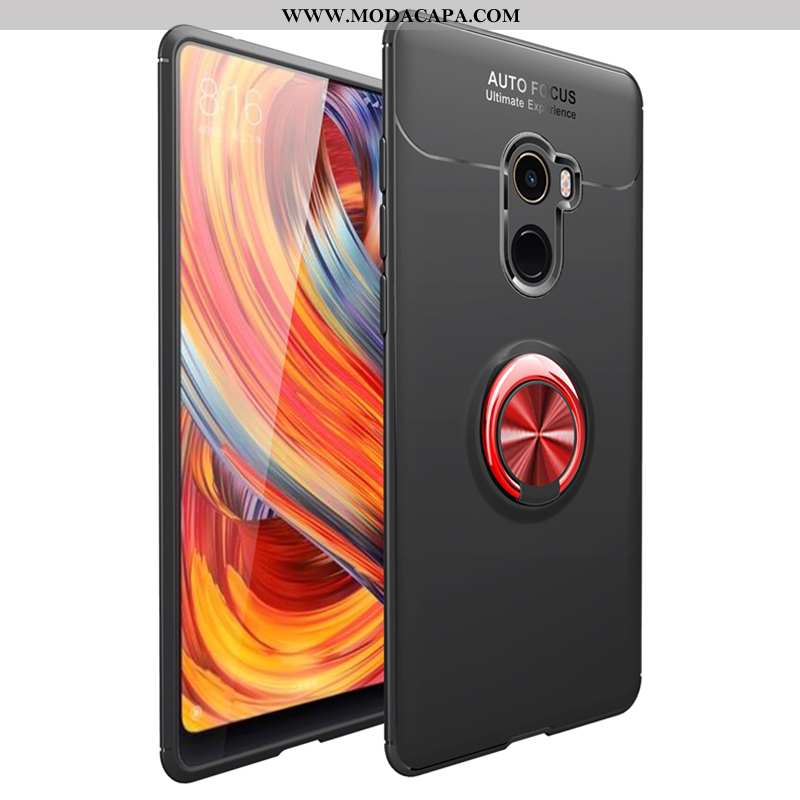 Capas Xiaomi Mi Mix 2 Silicone Suporte Soft Preto Completa Telemóvel Online