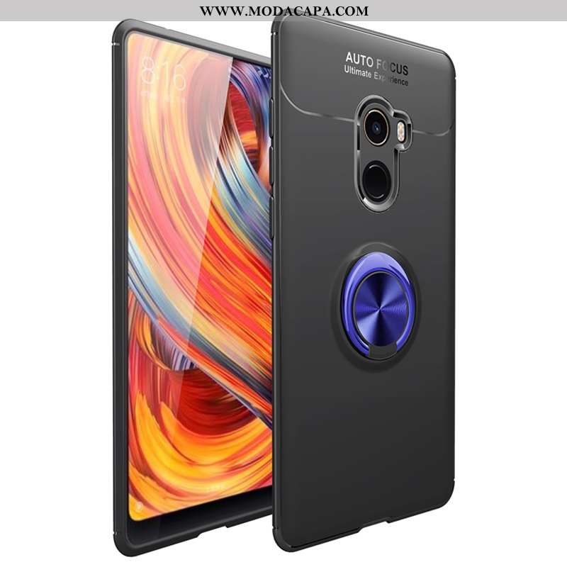 Capas Xiaomi Mi Mix 2 Silicone Suporte Soft Preto Completa Telemóvel Online