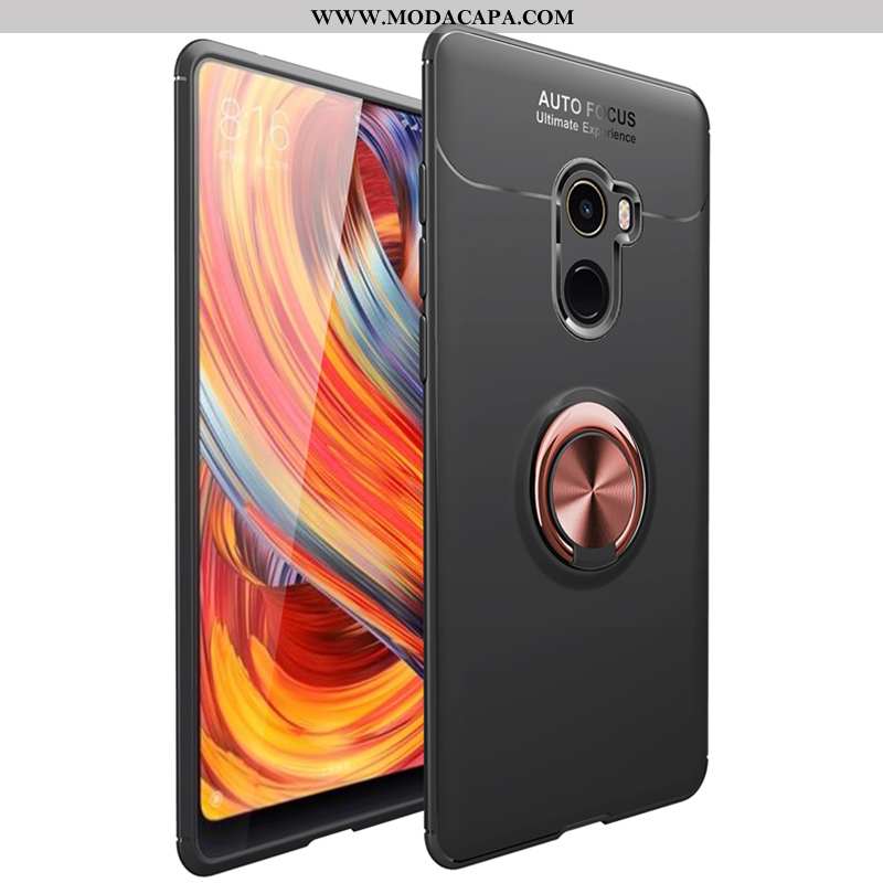 Capas Xiaomi Mi Mix 2 Silicone Suporte Soft Preto Completa Telemóvel Online