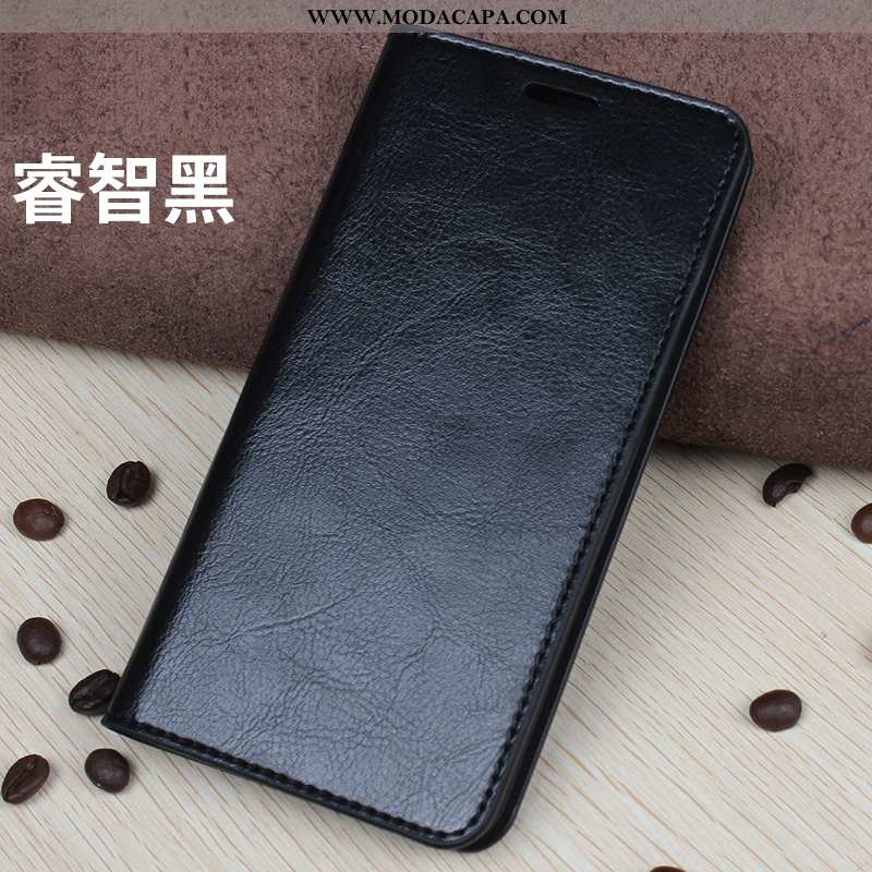 Capa Xiaomi Mi Mix 2s Protetoras Cover Preto Telemóvel Cases Couro Genuíno Couro Baratas