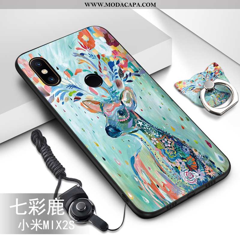 Capa Xiaomi Mi Mix 2s Desenho Animado Cases Capas Telemóvel Tendencia Cordao Silicone Venda
