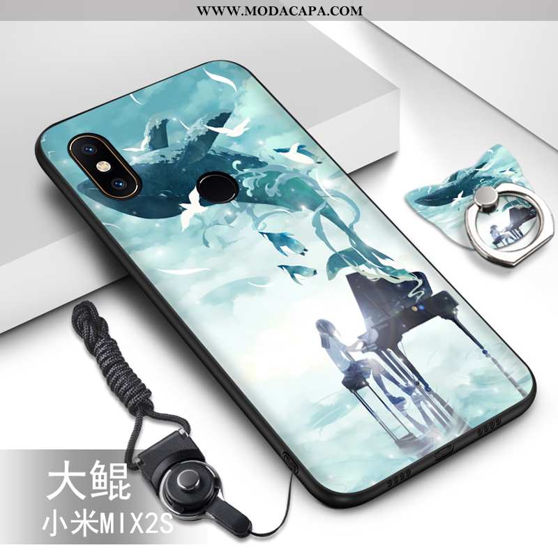 Capa Xiaomi Mi Mix 2s Desenho Animado Cases Capas Telemóvel Tendencia Cordao Silicone Venda