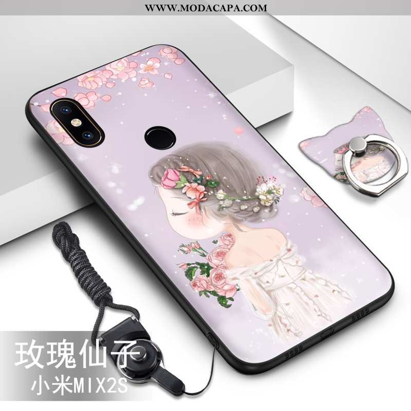 Capa Xiaomi Mi Mix 2s Desenho Animado Cases Capas Telemóvel Tendencia Cordao Silicone Venda