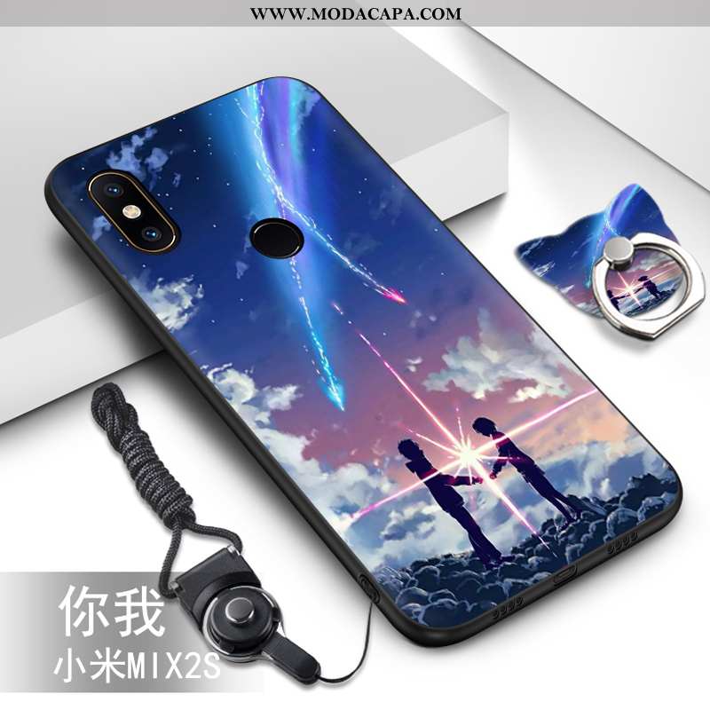 Capa Xiaomi Mi Mix 2s Desenho Animado Cases Capas Telemóvel Tendencia Cordao Silicone Venda