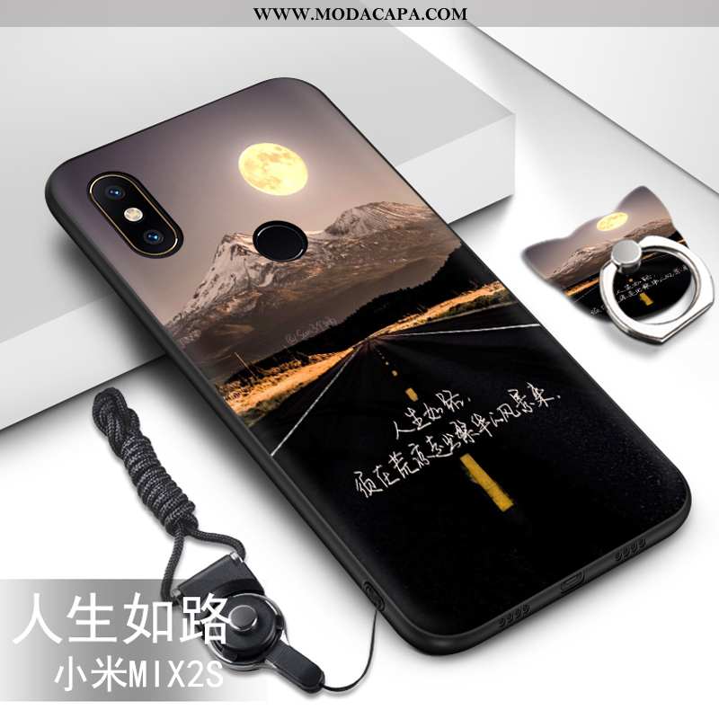 Capa Xiaomi Mi Mix 2s Desenho Animado Cases Capas Telemóvel Tendencia Cordao Silicone Venda