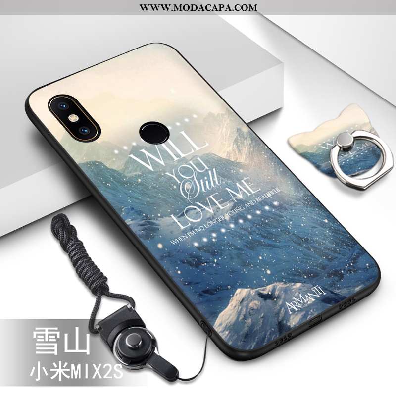 Capa Xiaomi Mi Mix 2s Desenho Animado Cases Capas Telemóvel Tendencia Cordao Silicone Venda