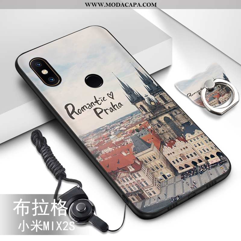 Capa Xiaomi Mi Mix 2s Desenho Animado Cases Capas Telemóvel Tendencia Cordao Silicone Venda