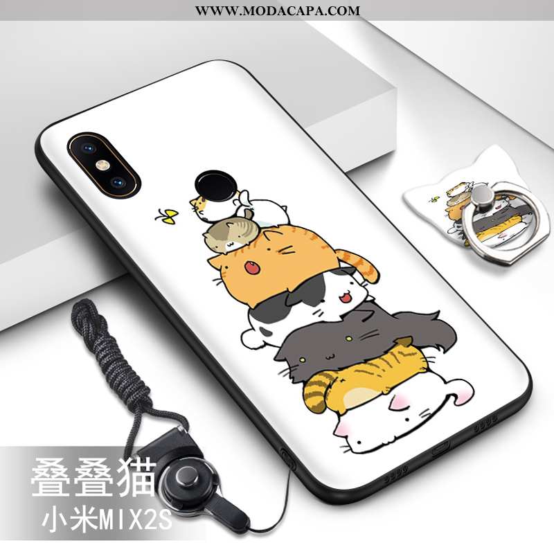 Capa Xiaomi Mi Mix 2s Desenho Animado Cases Capas Telemóvel Tendencia Cordao Silicone Venda