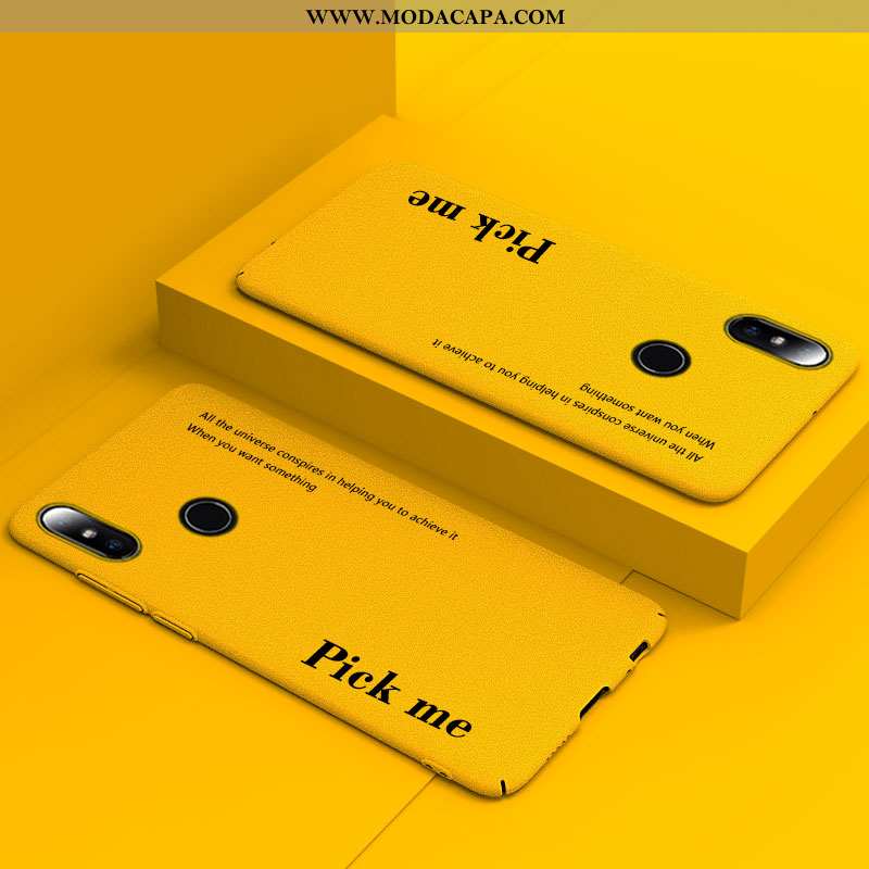 Capa Xiaomi Mi Mix 2s Tendencia Personalizada Telemóvel Criativas Vermelho Amarela Resistente Barato