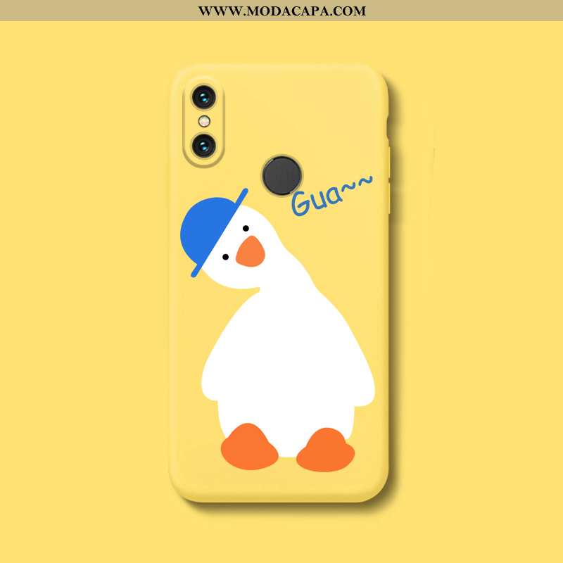 Capa Xiaomi Mi Mix 3 Criativas Personalizada Cases Silicone Amarelo Telemóvel Completa Barato