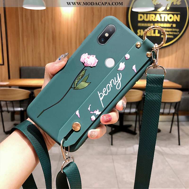 Capa Xiaomi Mi Mix 3 Protetoras Novas Silicone Folha Telinha Florido Strapback Comprar