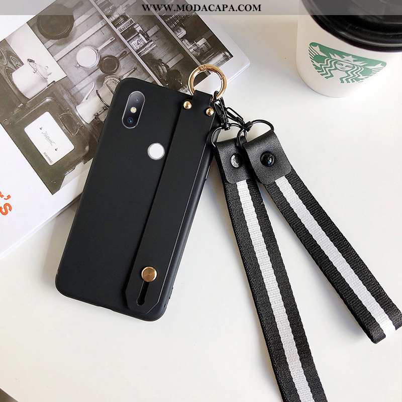 Capas Xiaomi Mi Mix 3 Silicone Fosco Suporte Verde Soft Cases Strapback Promoção