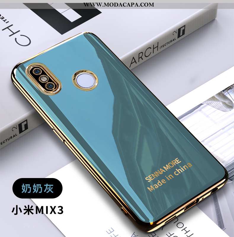 Capa Xiaomi Mi Mix 3 Soft Capas Personalizada Telinha Tendencia Simples Telemóvel Baratas