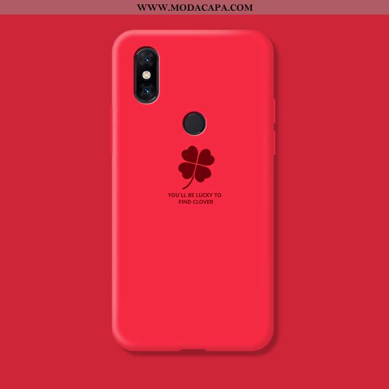 Capas Xiaomi Mi Mix 3 Criativas Casal Telinha Antiqueda Personalizada Vermelho Rosa Online