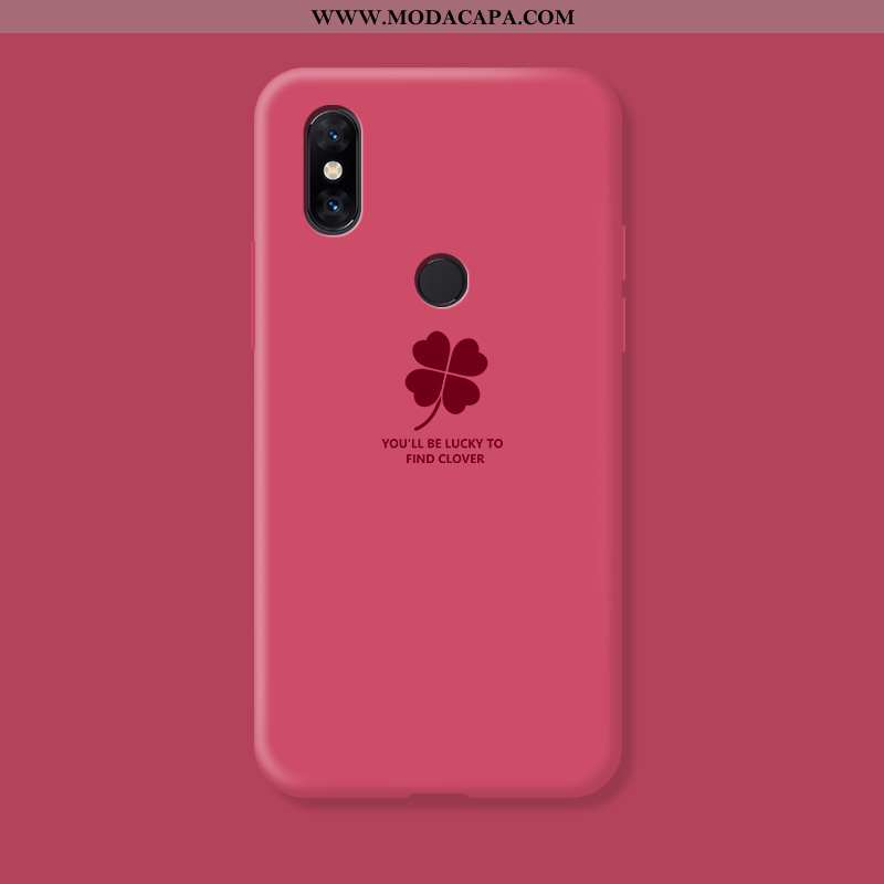 Capas Xiaomi Mi Mix 3 Criativas Casal Telinha Antiqueda Personalizada Vermelho Rosa Online