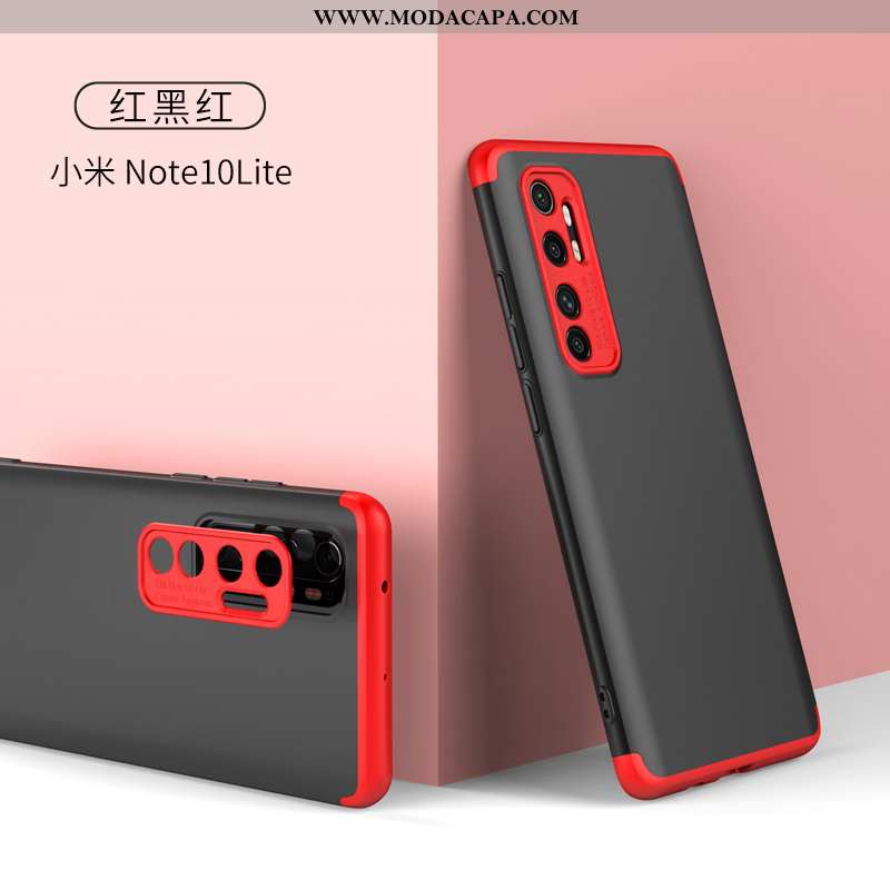 Capa Xiaomi Mi Note 10 Lite Protetoras Tendencia Slim Criativas Nova Telinha Vermelho Barato