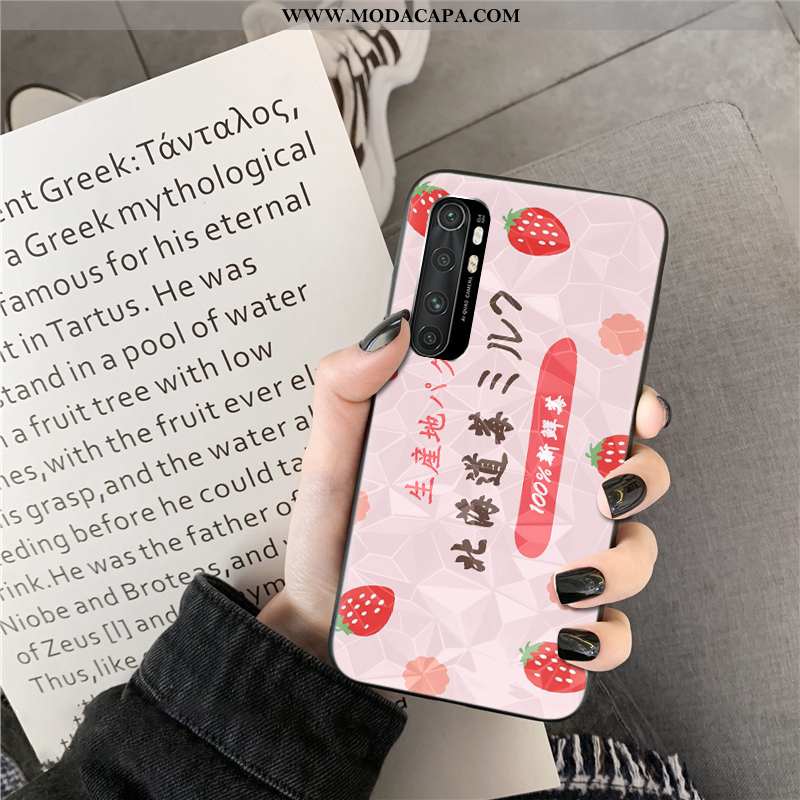 Capas Xiaomi Mi Note 10 Lite Personalizado Telinha Telemóvel Criativas Diamante Vermelho Barato