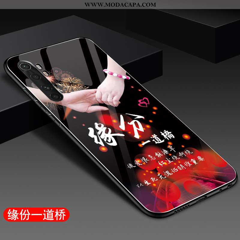 Capa Xiaomi Mi Note 10 Lite Couro Telemóvel Cover Pequena Cases Rosa Capas Promoção