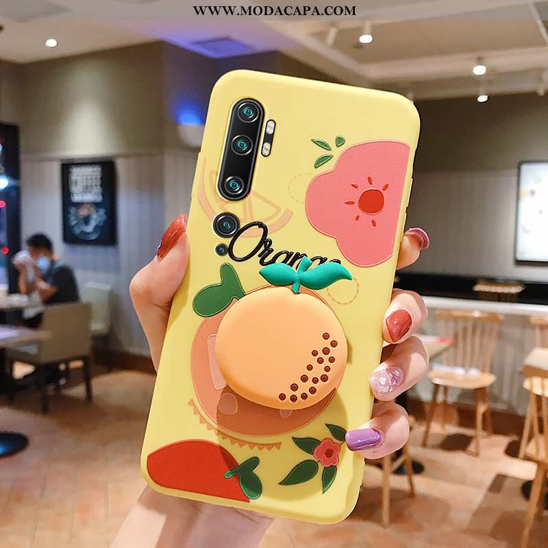 Capa Xiaomi Mi Note 10 Tendencia Pequena Bonitos Telemóvel Amarelo Original Protetoras Comprar