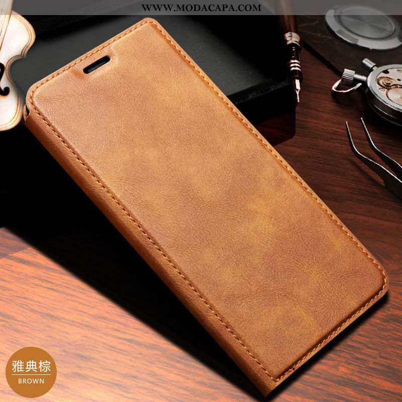 Capa Xiaomi Mi Note 10 Protetoras Couro Legitimo Couro Silicone Telinha Cover Telemóvel Comprar