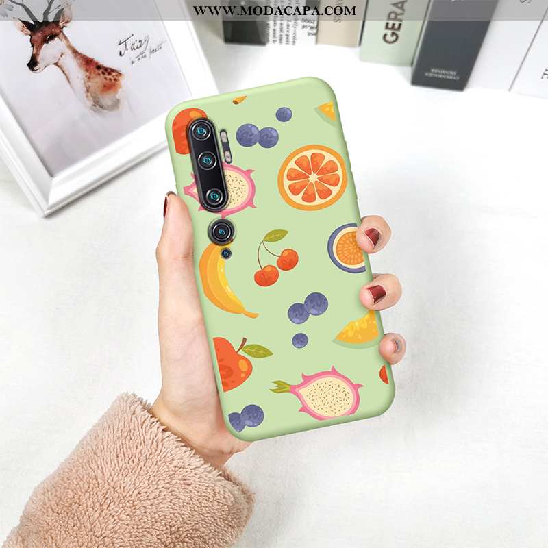 Capas Xiaomi Mi Note 10 Silicone Telemóvel Antiqueda Criativas Bonitos Soft Baratas