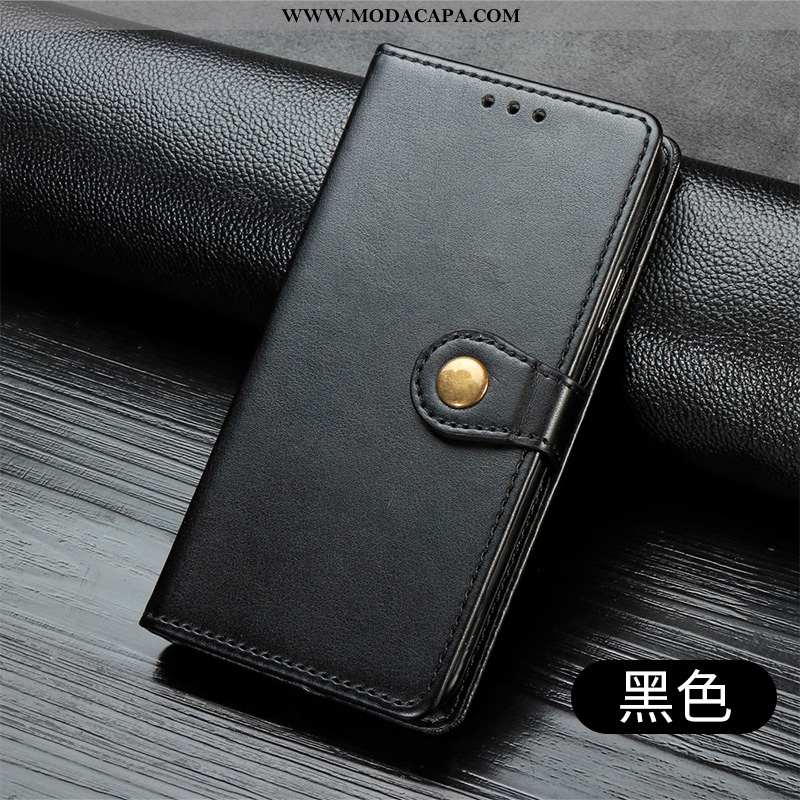 Capas Xiaomi Mi Note 10 Tendencia Marrom Cover Caqui Telemóvel Pequena Couro Baratos