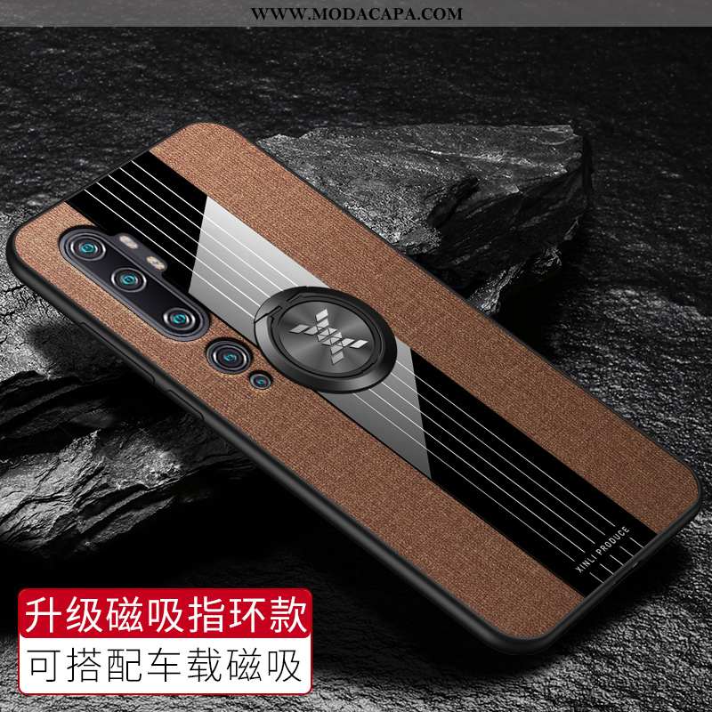 Capa Xiaomi Mi Note 10 Slim Criativas Cases Vidro Soft Telinha Telemóvel Venda