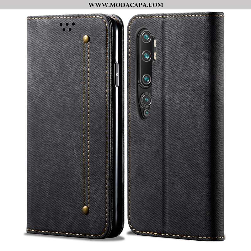 Capa Xiaomi Mi Note 10 Protetoras De Grau Completa Tendencia Cover Antiqueda Couro Genuíno Comprar