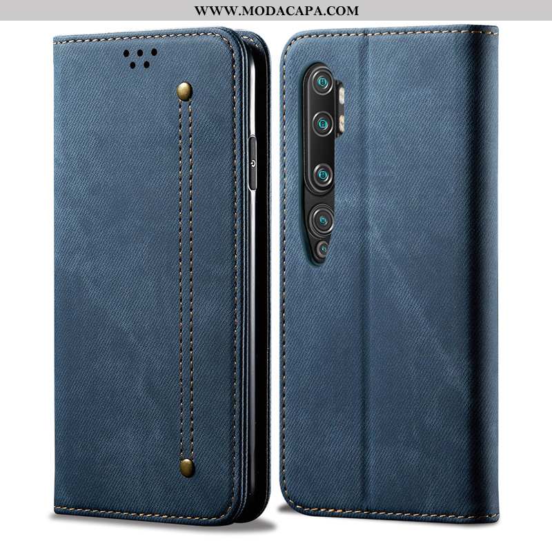 Capa Xiaomi Mi Note 10 Protetoras De Grau Completa Tendencia Cover Antiqueda Couro Genuíno Comprar