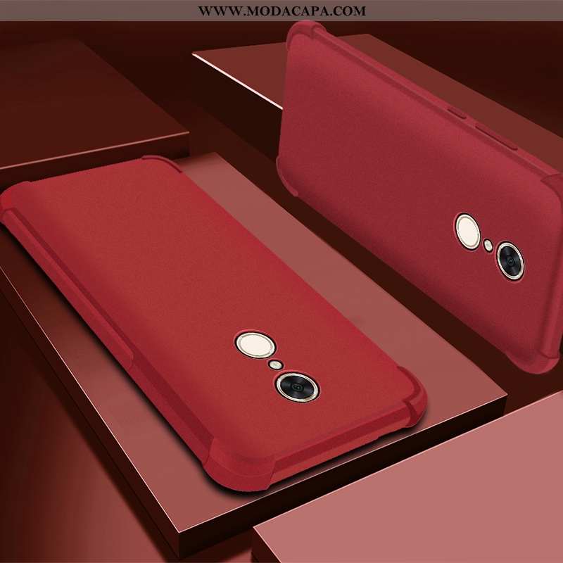 Capas Xiaomi Redmi 5 Soft Completa Roxa Cases Protetoras Telemóvel Online