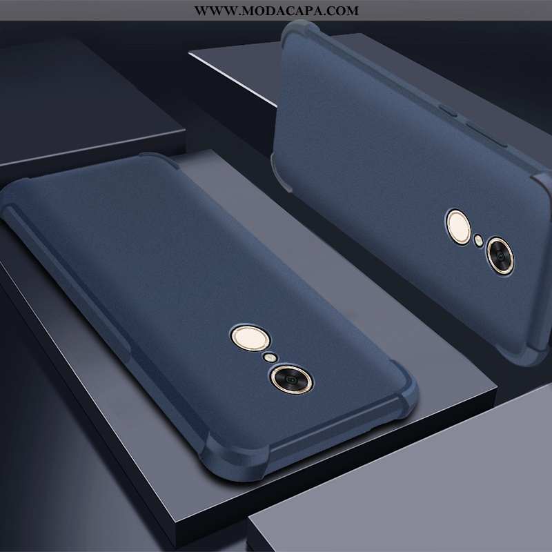 Capas Xiaomi Redmi 5 Soft Completa Roxa Cases Protetoras Telemóvel Online