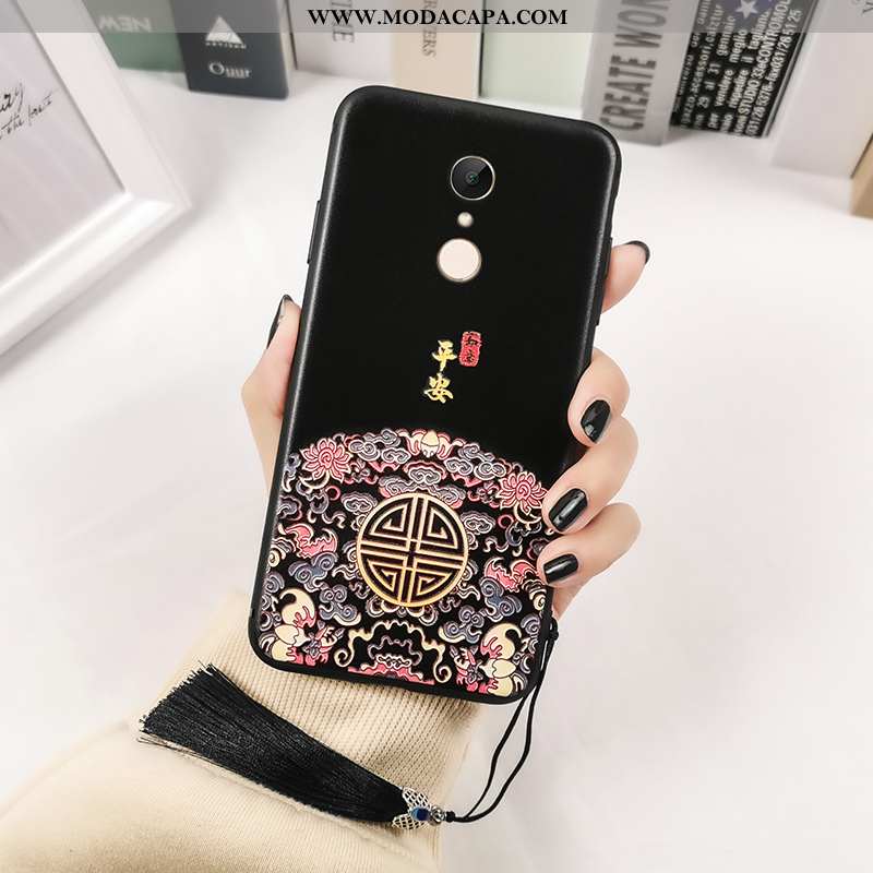 Capa Xiaomi Redmi 5 Personalizada Telemóvel Casal Antiqueda Malha Capas Palace Baratos