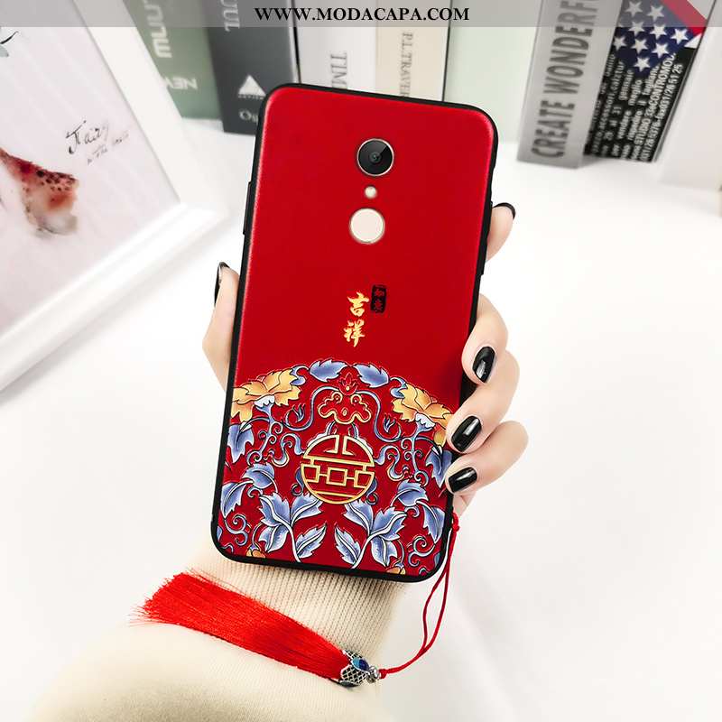 Capa Xiaomi Redmi 5 Personalizada Telemóvel Casal Antiqueda Malha Capas Palace Baratos