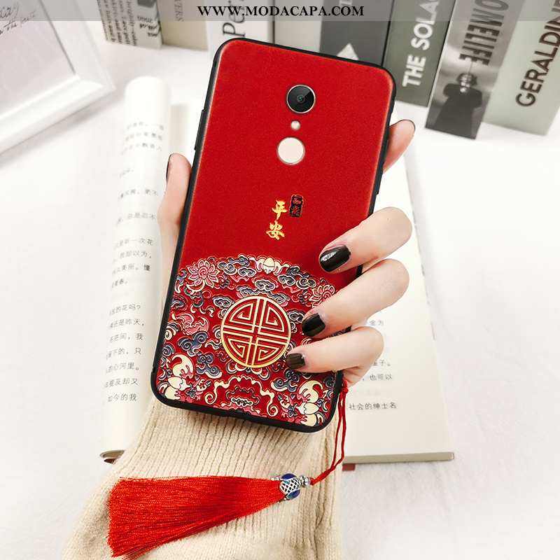 Capa Xiaomi Redmi 5 Personalizada Telemóvel Casal Antiqueda Malha Capas Palace Baratos