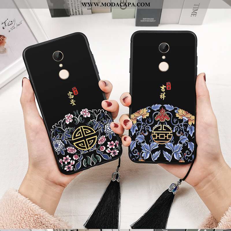 Capa Xiaomi Redmi 5 Personalizada Telemóvel Casal Antiqueda Malha Capas Palace Baratos