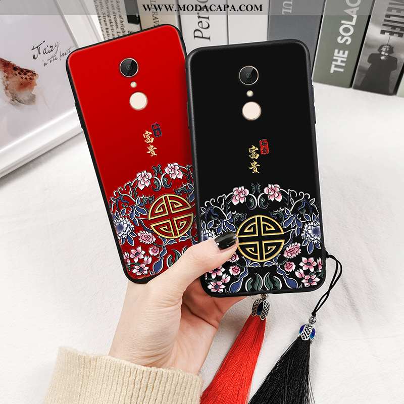 Capa Xiaomi Redmi 5 Personalizada Telemóvel Casal Antiqueda Malha Capas Palace Baratos