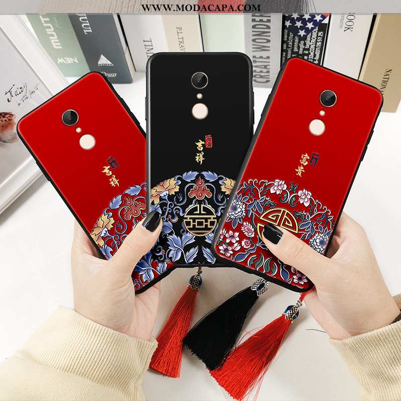 Capa Xiaomi Redmi 5 Personalizada Telemóvel Casal Antiqueda Malha Capas Palace Baratos