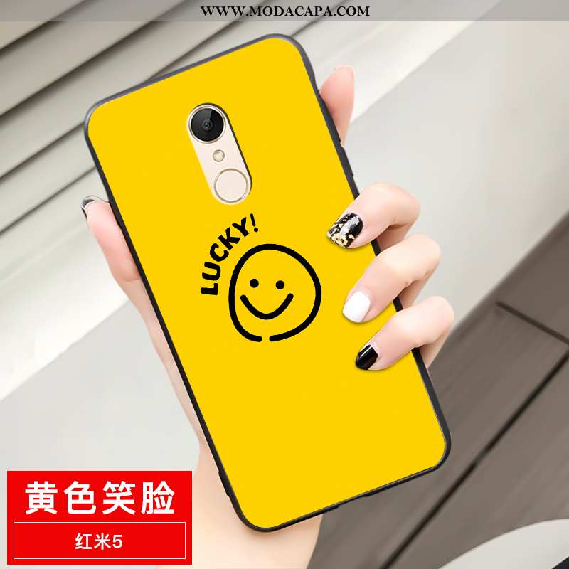 Capas Xiaomi Redmi 5 Desenho Animado Completa Criativas Cases Personalizado Fofas Vermelho Promoção