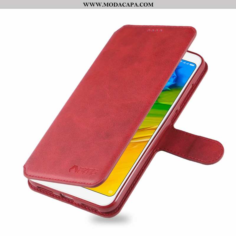 Capas Xiaomi Redmi 5 Couro Aço Silicone Telemóvel Cases Cover Promoção