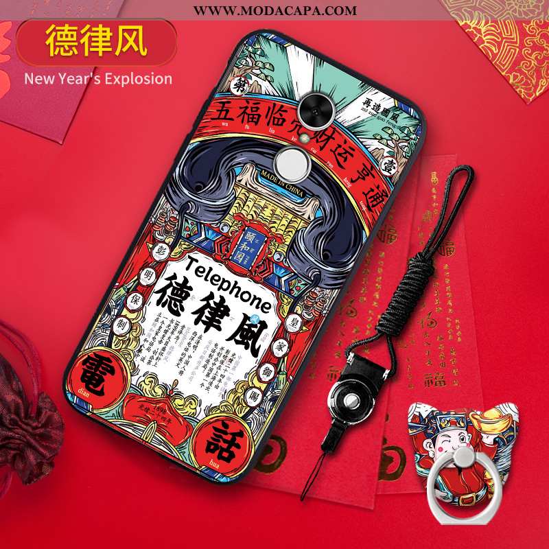 Capas Xiaomi Redmi 5 Silicone Protetoras Tendencia Criativas Vermelho Completa Malha Comprar