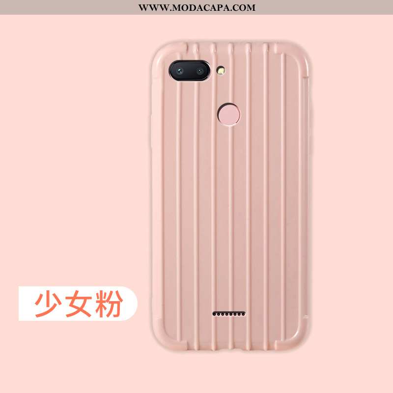 Capa Xiaomi Redmi 6 Criativas Simples Protetoras Telemóvel Soft Slim Telinha Online