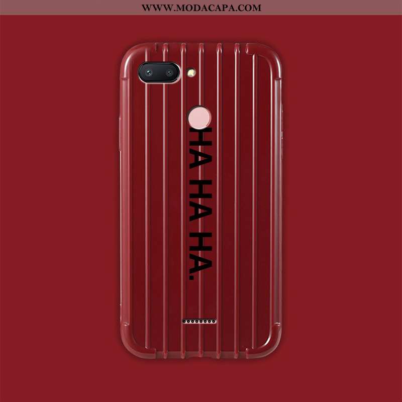 Capas Xiaomi Redmi 6 Criativas Vermelho Antiqueda Protetoras Cases Verde Pintado Baratos