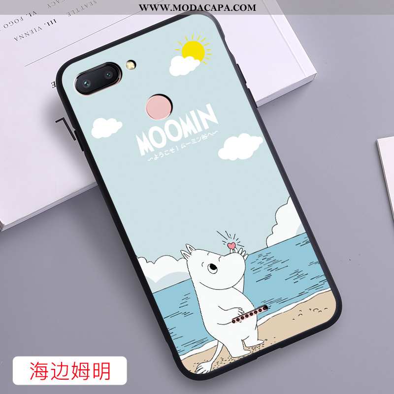 Capas Xiaomi Redmi 6 Slim Protetoras Pintado Desenho Animado Soft Completa Venda