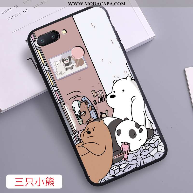 Capas Xiaomi Redmi 6 Slim Protetoras Pintado Desenho Animado Soft Completa Venda