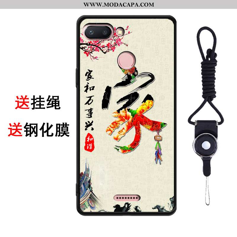 Capa Xiaomi Redmi 6 Soft Desenho Animado Antiqueda Personalizado Tendencia Criativas Novas Online