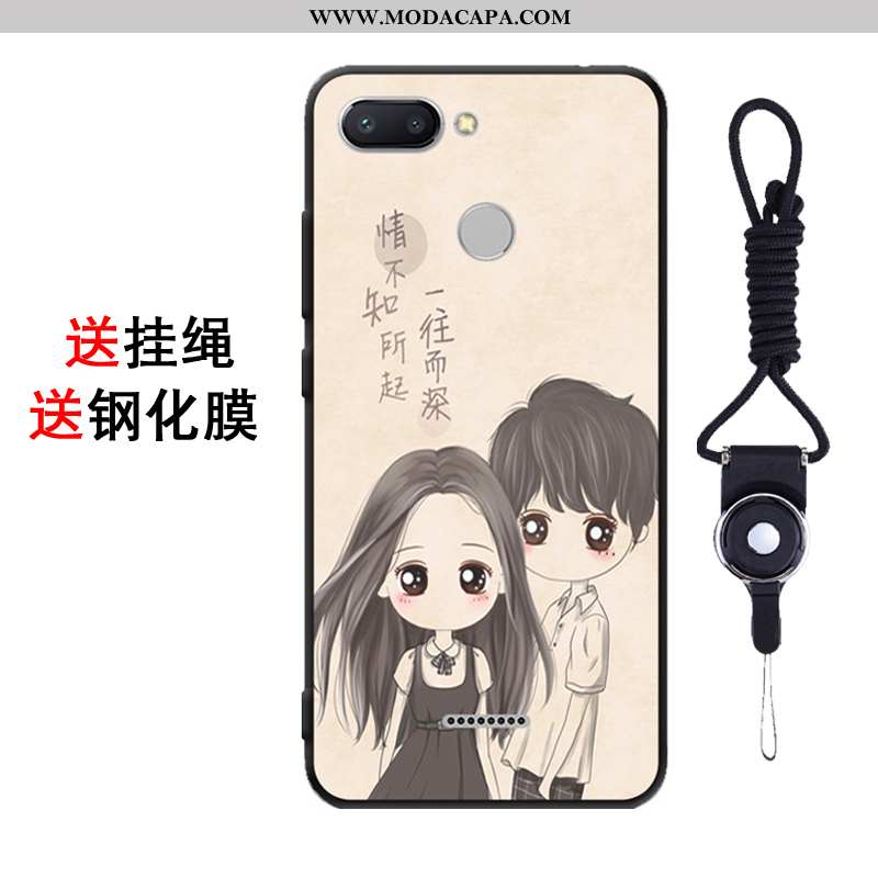 Capa Xiaomi Redmi 6 Soft Desenho Animado Antiqueda Personalizado Tendencia Criativas Novas Online