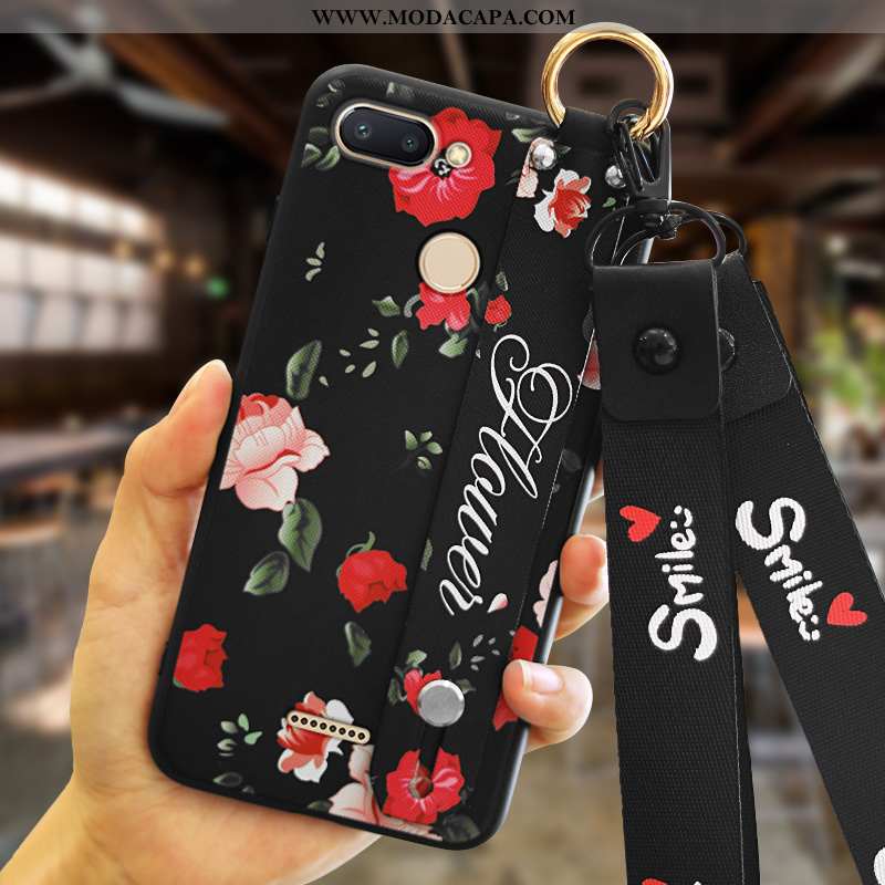 Capa Xiaomi Redmi 6 Personalizado Capas Wrisband Completa Moda Vermelho Pequena Baratas