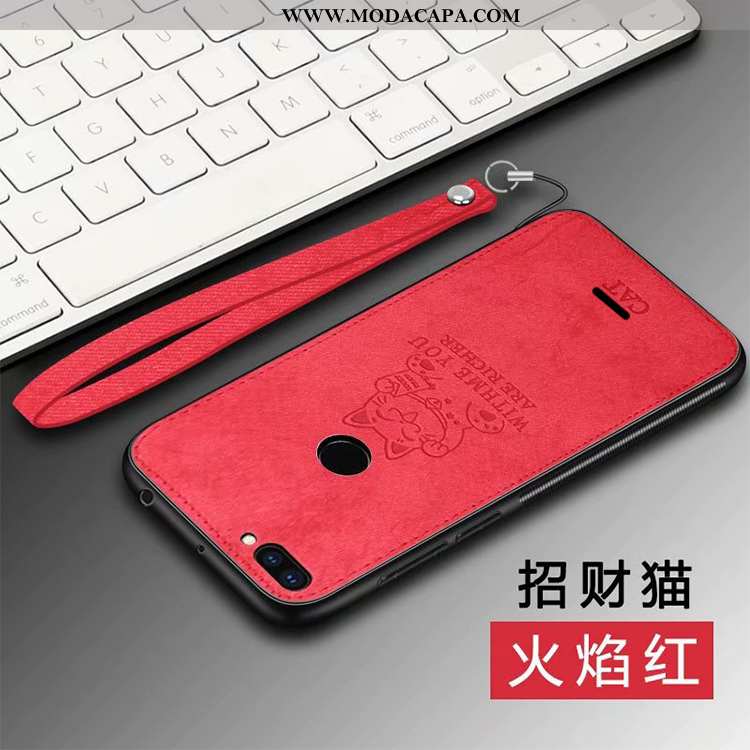 Capa Xiaomi Redmi 6 Slim Personalizado Cases Catinet Tecido Pequena Malha Comprar